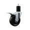 Service Caster 4'' SS Phenolic Swivel 1-3/4'' Expanding Stem Caster Total Lock Brake SCC-SSEXTTL20S414-PHS-134 - alternate 1